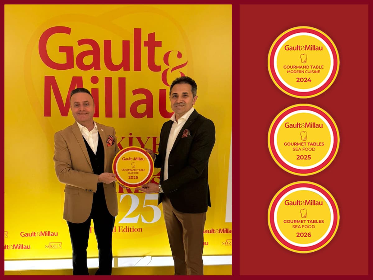 Gault&Millau Gourmand Table Sea Food 2024-2025-2026